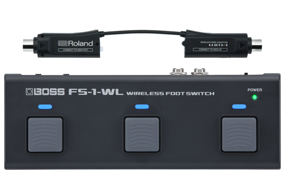 Boss FS-1-WL Wireless Midi Footswitch Set image 1