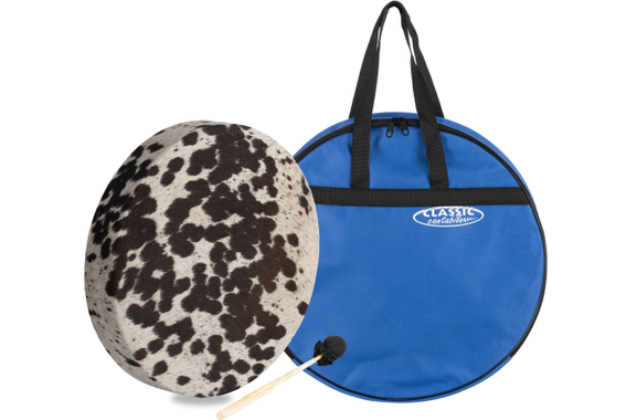 Classic Cantabile HSD-18 Traditionele Sjamanentrommel met Runderhuid 18\" Set met Tas image 1