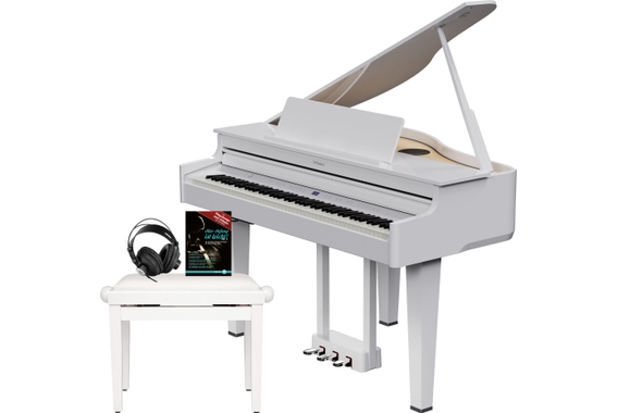 Roland GP-6 Digital Piano Set Weiß Hochglanz image 1