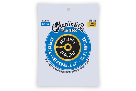 Martin Guitar MA150 Authentic Acoustic SP 80/20 Bronze Medium image 1