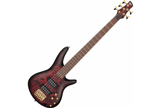 Ibanez SR305EDX-WZM E-Bass Wine Red Frozen Matte image 1