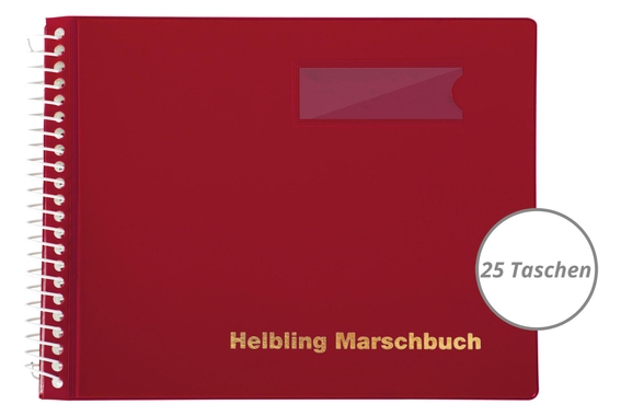 Helbling BMR25 Marschbuch rot 25 Taschen image 1