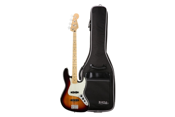 Fender Player Jazz Bass MN 3-Color Sunburst Gigbag Set image 1