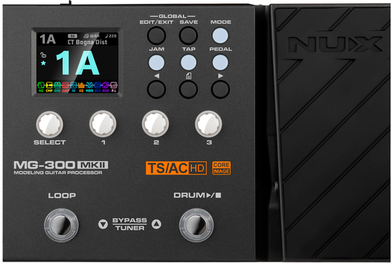 NUX MG-300 MKII Modeler e Multieffetto image 1