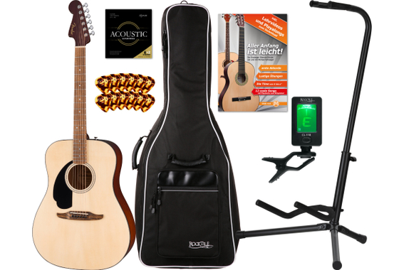 Fender California Standard Redondo Spruce Top Natural Set De Démarrage Pour Gauchers image 1