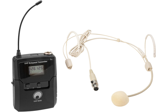 Omnitronic UHF-600 Bodypack-Zender 823-832/863-865 MHz image 1