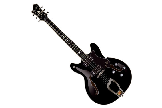 Hagstrom Viking Black Gloss Linkshänder  - Retoure (Zustand: sehr gut) image 1