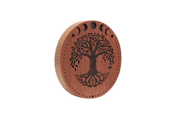 Meinl RDS10MTOL Sonic Energy 10" Rain Disk Son De Ruisseau Avec Gravure Des Phases Lunaires Et Arbre De Vie image 1