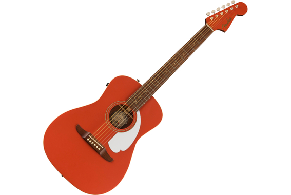 Fender Malibu Player Fiesta Red image 1