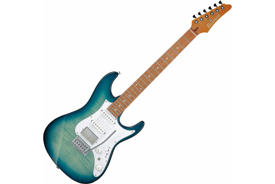 Ibanez AZ22S1F-TXB E-Gitarre Transparent Turquoise Burst image 1