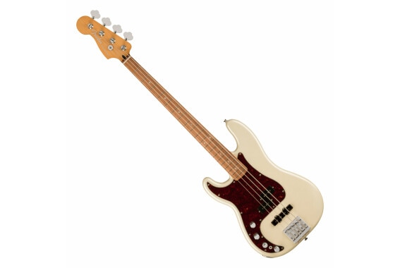 Fender Player Plus Precision Bass Left-Handed Olympic Pearl image 1