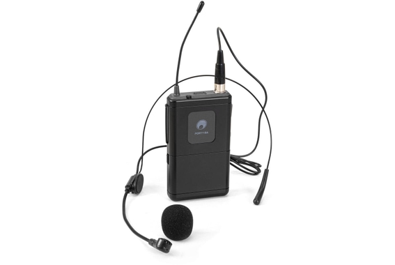 Omnitronic PORTY-8A Émetteur Ceinture + Micro-Serre-Tête 863,1 MHz image 1