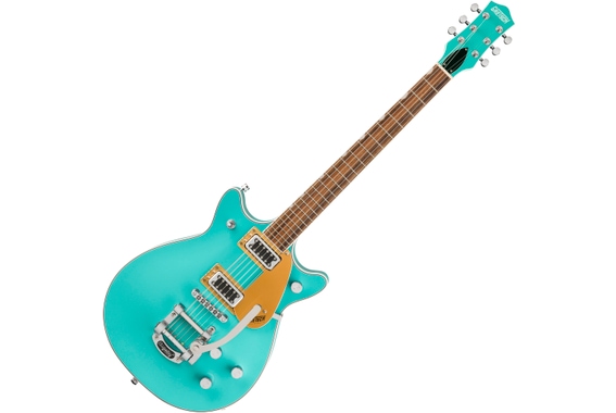 Gretsch G5232T Electromatic Double Jet FT with Bigsby Caicos Green image 1