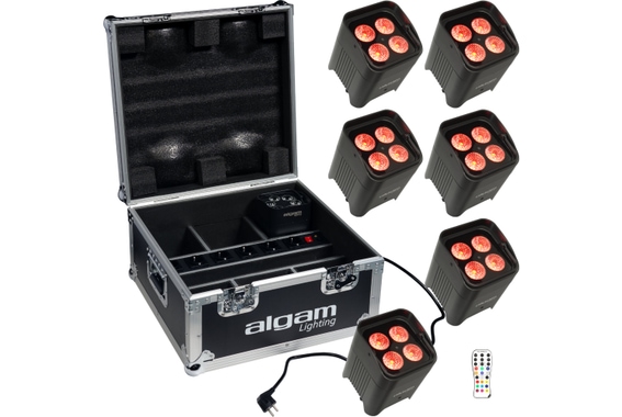 Algam Lighting EVENTPAR412 HEX IP Akku LED Tourset image 1