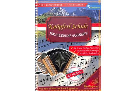 Knöpferl Schule für Steirische Harmonika 1 (5-Fingersatz) image 1