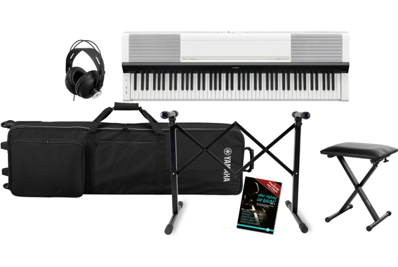 Yamaha P-S500WH Stage Piano Weiß Deluxe Set image 1