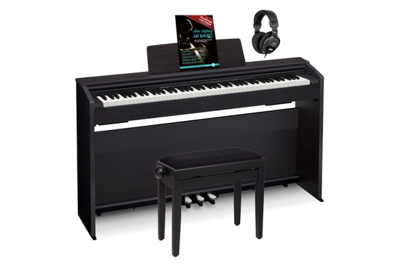 Casio PX-870 BK Privia Digitalpiano schwarz Set inkl. Pianobank, Kopfhörer & Schule image 1