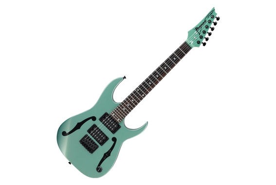 Ibanez PGMM21-MGN Paul Gilbert miKro E-Gitarre Metallic Light Green image 1
