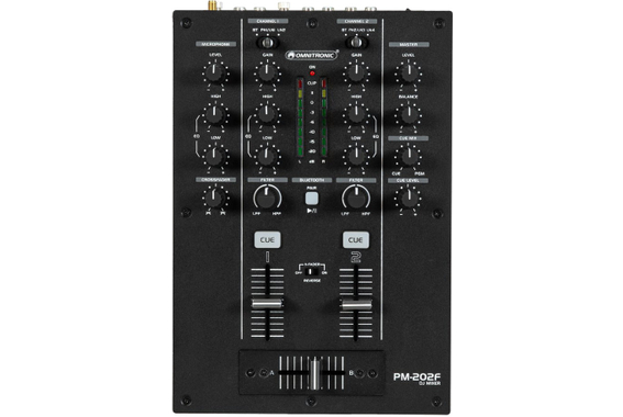 Omnitronic PM-202F Mixeur DJ 2 Canaux avec Filtre image 1