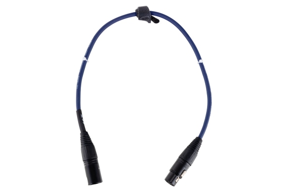 Pronomic Stage DMX3-0,5 DMX-Kabel 0,5m blau mit Goldkontakten image 1