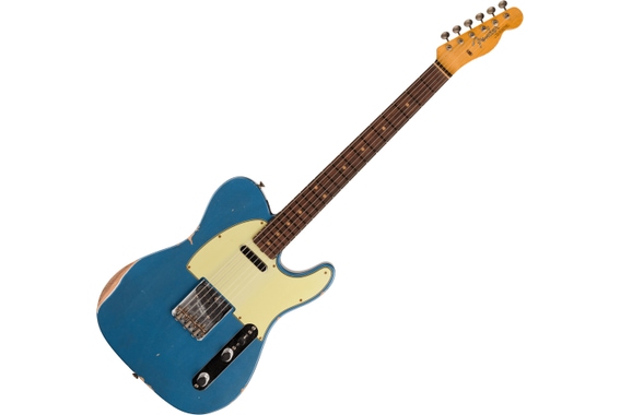 Fender Custom Shop 1963 Telecaster Relic Aged Lake Placid Blue image 1