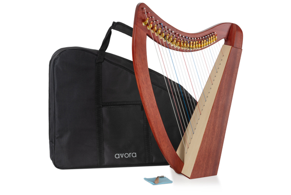 Avora Keltische Harfe Mahogany 23 Saiten   - Retoure (Zustand: gut) image 1