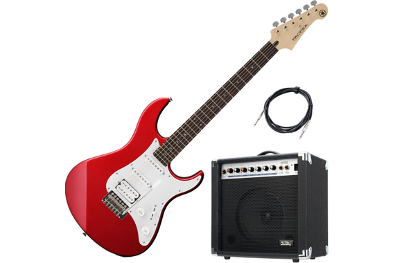 Yamaha Pacifica 012 RM Red E-Gitarre AK20GR Set image 1