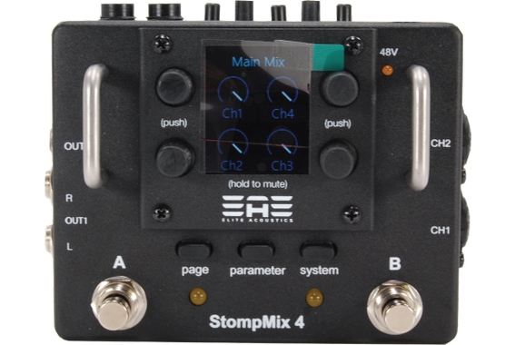 Elite Acoustics Stompmix X4 Effektpedal image 1