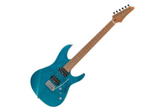 Ibanez MM1-TAB E-Gitarre Transparent Aqua Blue  - 1A Showroom Modell (Zustand: wie neu, in OVP) image 1