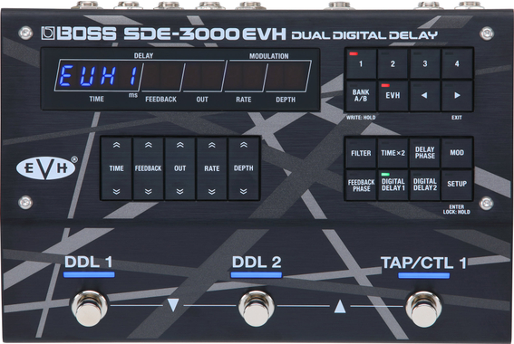 Boss SDE-3000EVH Dual Delay Pedal image 1