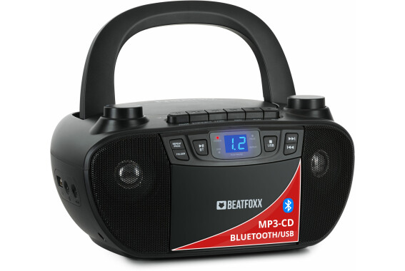 Beatfoxx CDB-1016U BK Boombox mit Kassette, Bluetooth und USB  - Retoure (Zustand: sehr gut) image 1