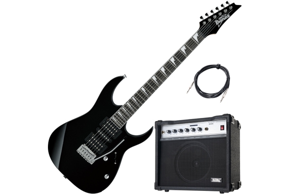 Ibanez GRG170DX-BKN E-Gitarre AK30A Set image 1