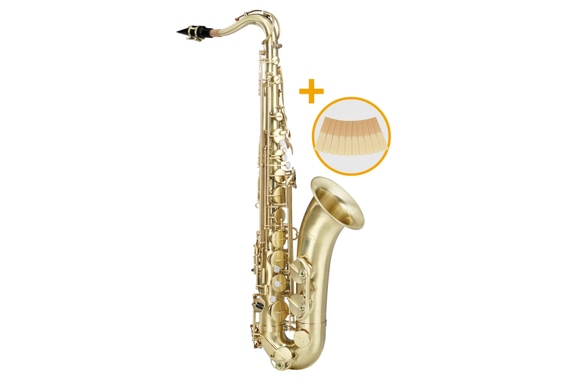 Classic Cantabile Winds TS-450 Geborsteld Bb Tenor saxofoon 2.0 met Riet set image 1