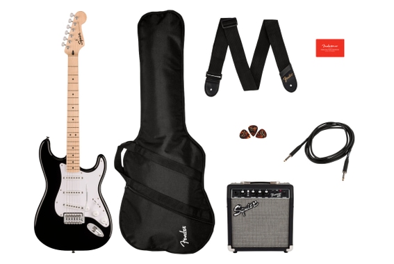 Squier Sonic Stratocaster Pack Black image 1