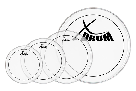 XDrum Oil Hydraulic Drum Head Set 10" 12" 14" 20" image 1
