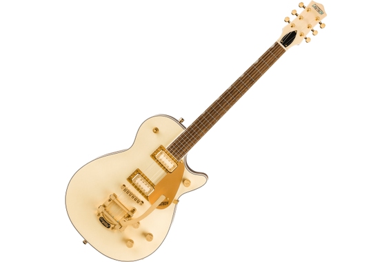 Gretsch Electromatic Pristine LTD Jet Single-Cut with Bigsby White Gold image 1