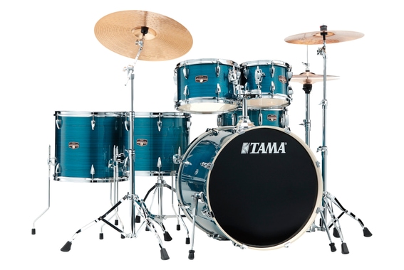 Tama IP62H6W-HLB Imperialstar Drumkit Hairline Blue image 1