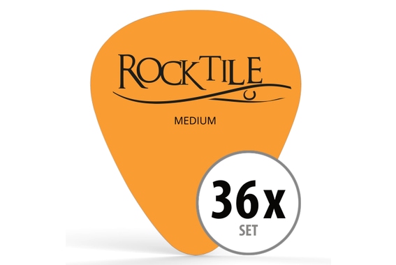 Rocktile Yellow médiator/plectre lot de 36 Medium image 1