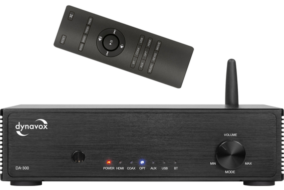 Dynavox DA-300 Verstärker mit HDMI ARC schwarz image 1