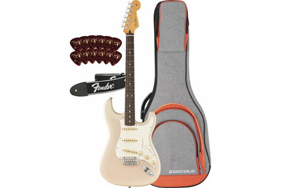 Fender Player II Stratocaster RW White Blonde Set image 1