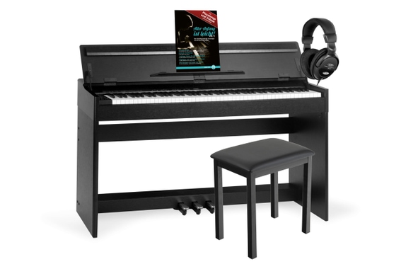 McGrey DP-18 SM Digitale piano zwart mat set image 1