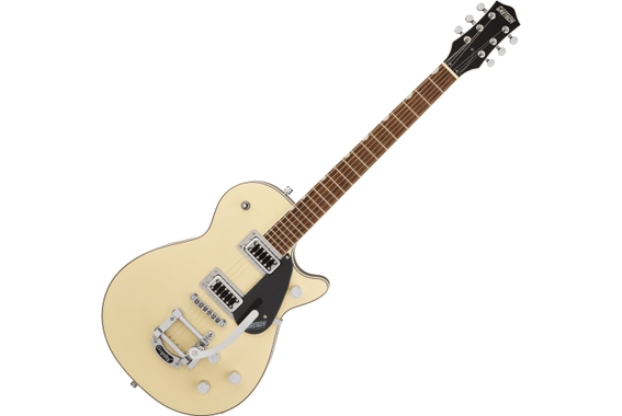 Gretsch Guitars G5230T Electromatic Sparkle Jet FT Single-Cut with Bigsby Two-Tone Vintage White/ London Grey image 1