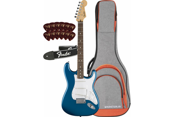 Fender Standard Stratocaster Aqua Marine Metallic Set image 1