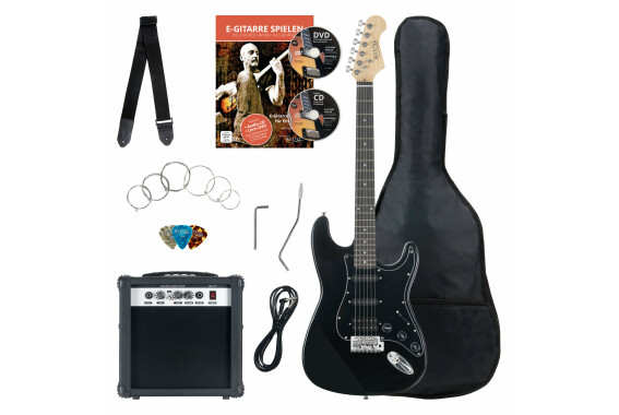 Rocktile Banger's Power Pack E-Gitarren Set, 8-teilig Black  - Retoure (Zustand: gut) image 1