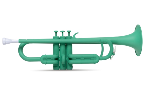 Classic Cantabile KTP-30MG MardiBrass trompette Sib en plastique vert mat image 1