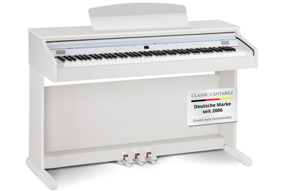 Classic Cantabile DP-50 WM E-Piano Weiß matt  - Retoure (Zustand: gut) image 1