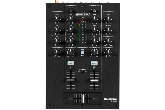 Omnitronic PM-202F 2-Kanal-DJ-Mixer mit Filter  - Retoure (Zustand: sehr gut) image 1