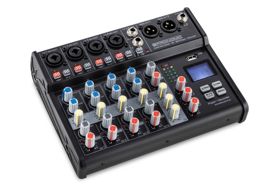 Pronomic B-603 Mini Mixer with Bluetooth® and USB Recording image 1