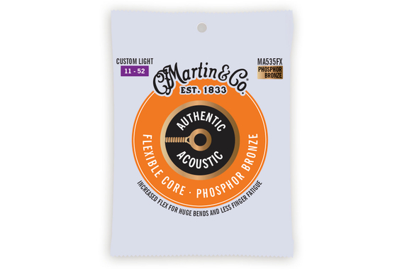 Martin Guitar MA535FX Authentic Acoustic Flexible Core Phosphor Bronze Custom Light image 1
