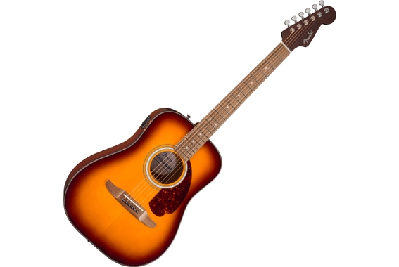 Fender California Deluxe Redondo Jr. E Honey Sunburst image 1